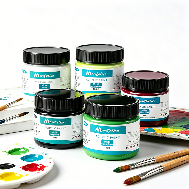 100ML Commercial Acrylic Paint Jars