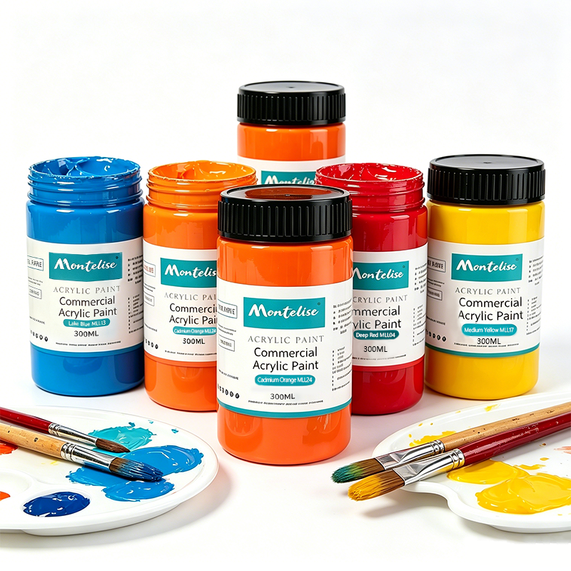 300ML Commercial Acrylic Paint Jars