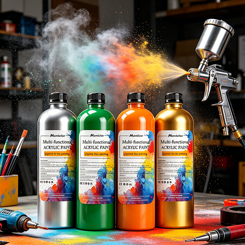 Multi-Functional Sprayable Acrylic Paint