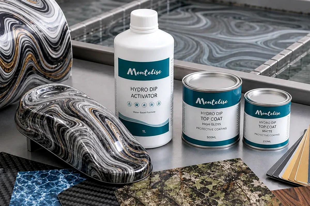 hydro dipping kit supplier packaging and sampling visual