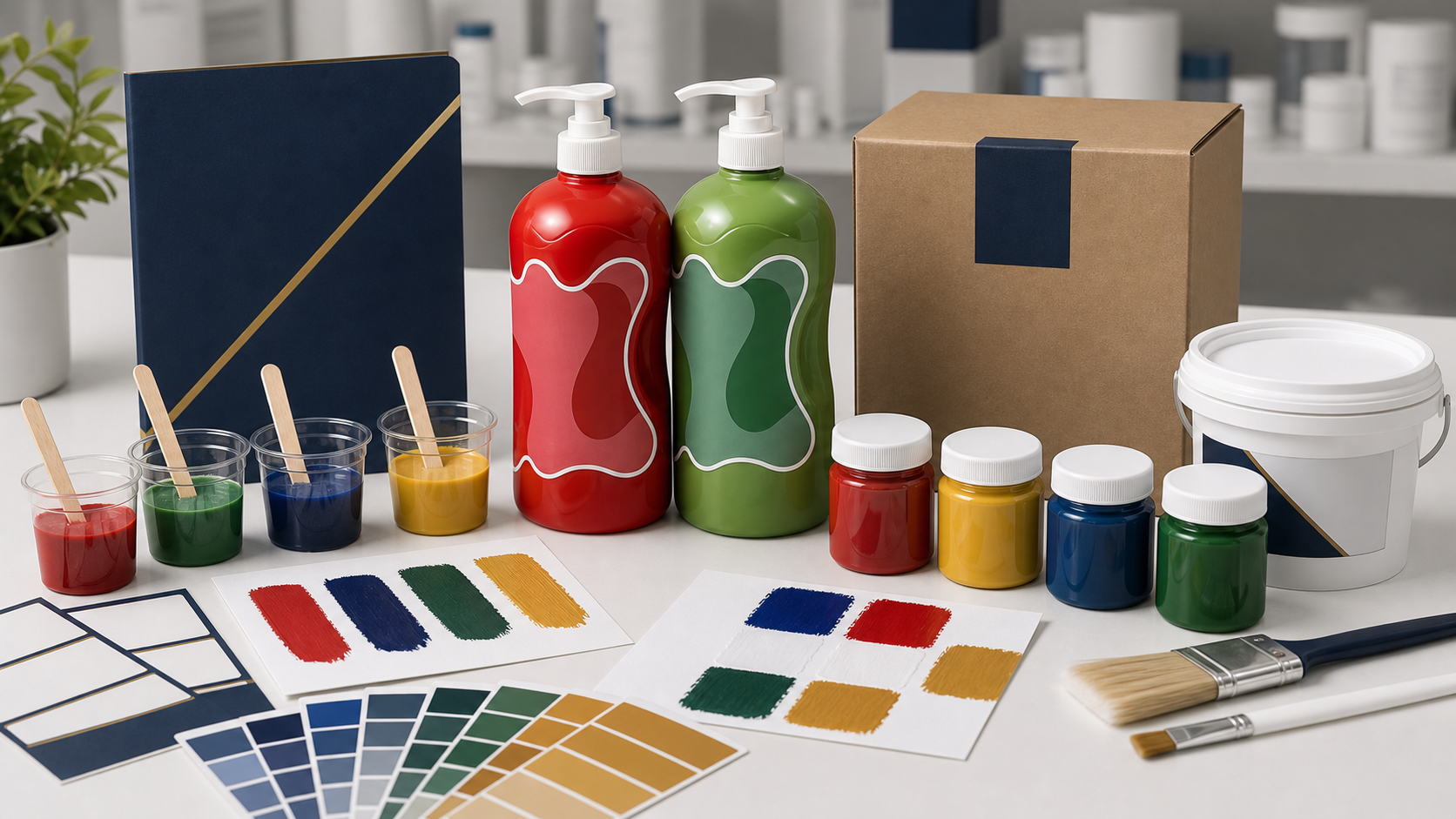 oem acrylic paint manufacturer sampling product image for B2B buyers