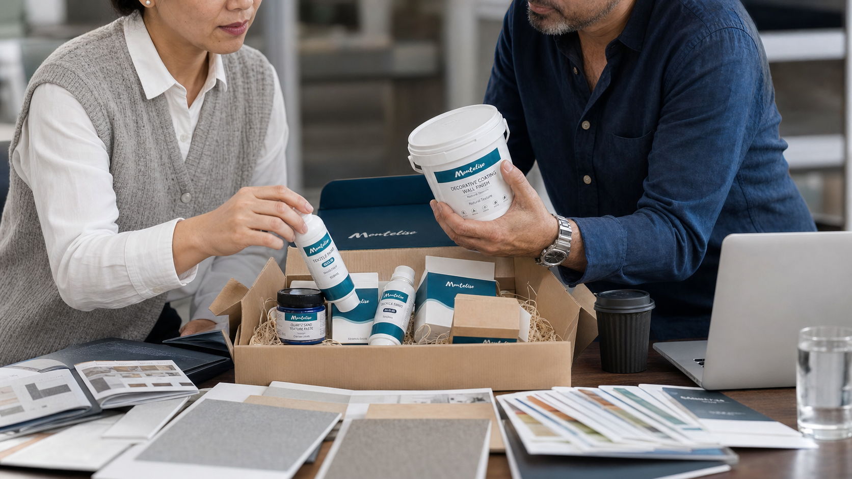 oem sample kit packaging product image for B2B buyers