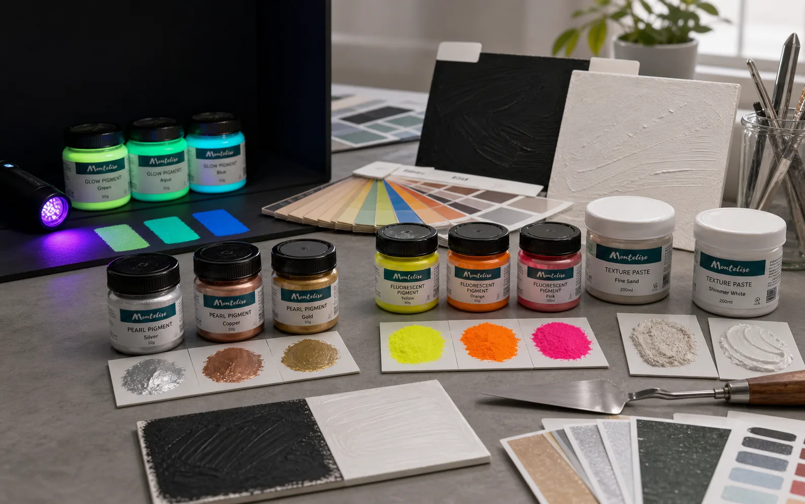Show the effect clearly before customers choose a formula. sample evaluation scene