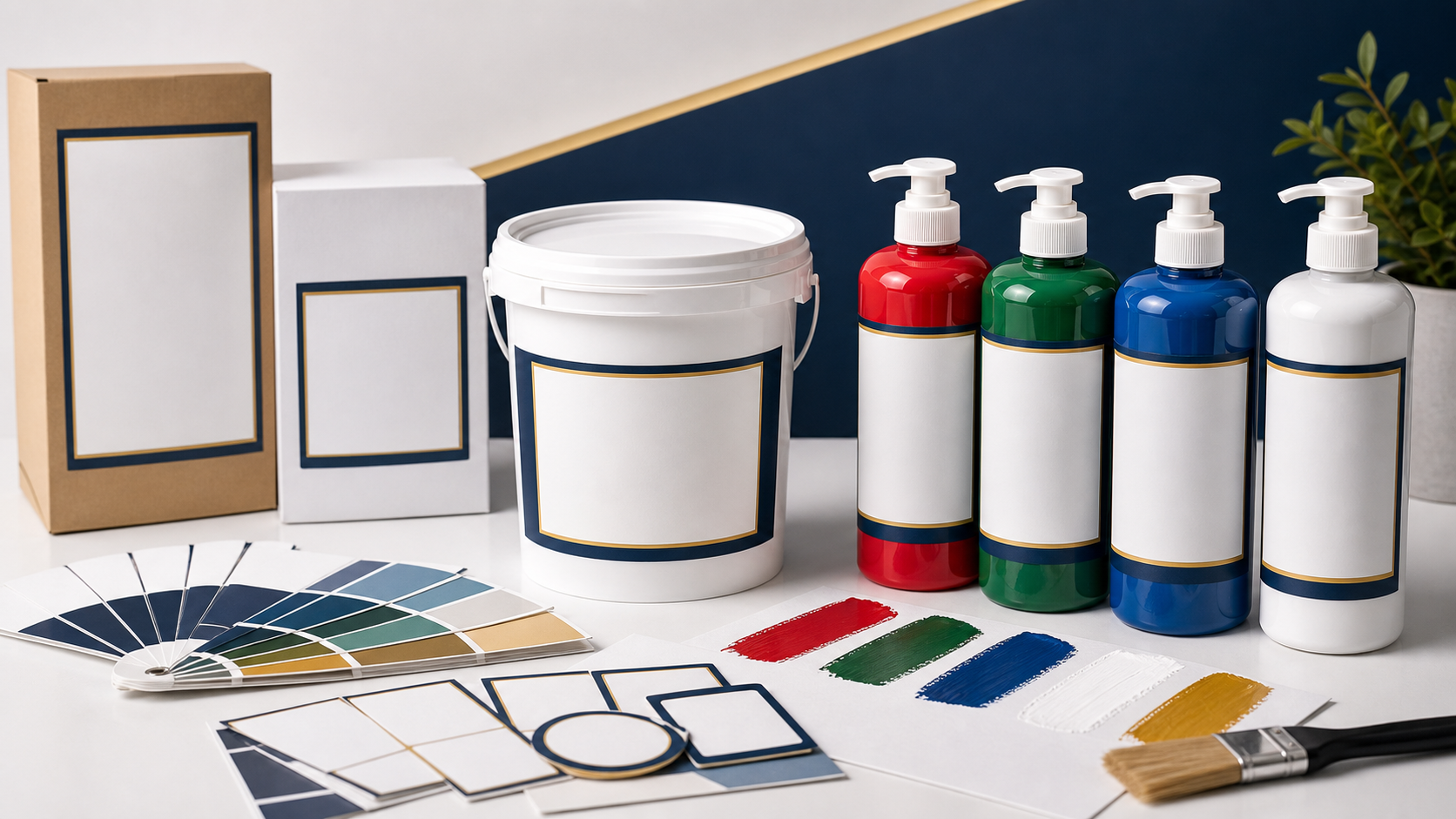 private label acrylic paint manufacturer product image for B2B buyers