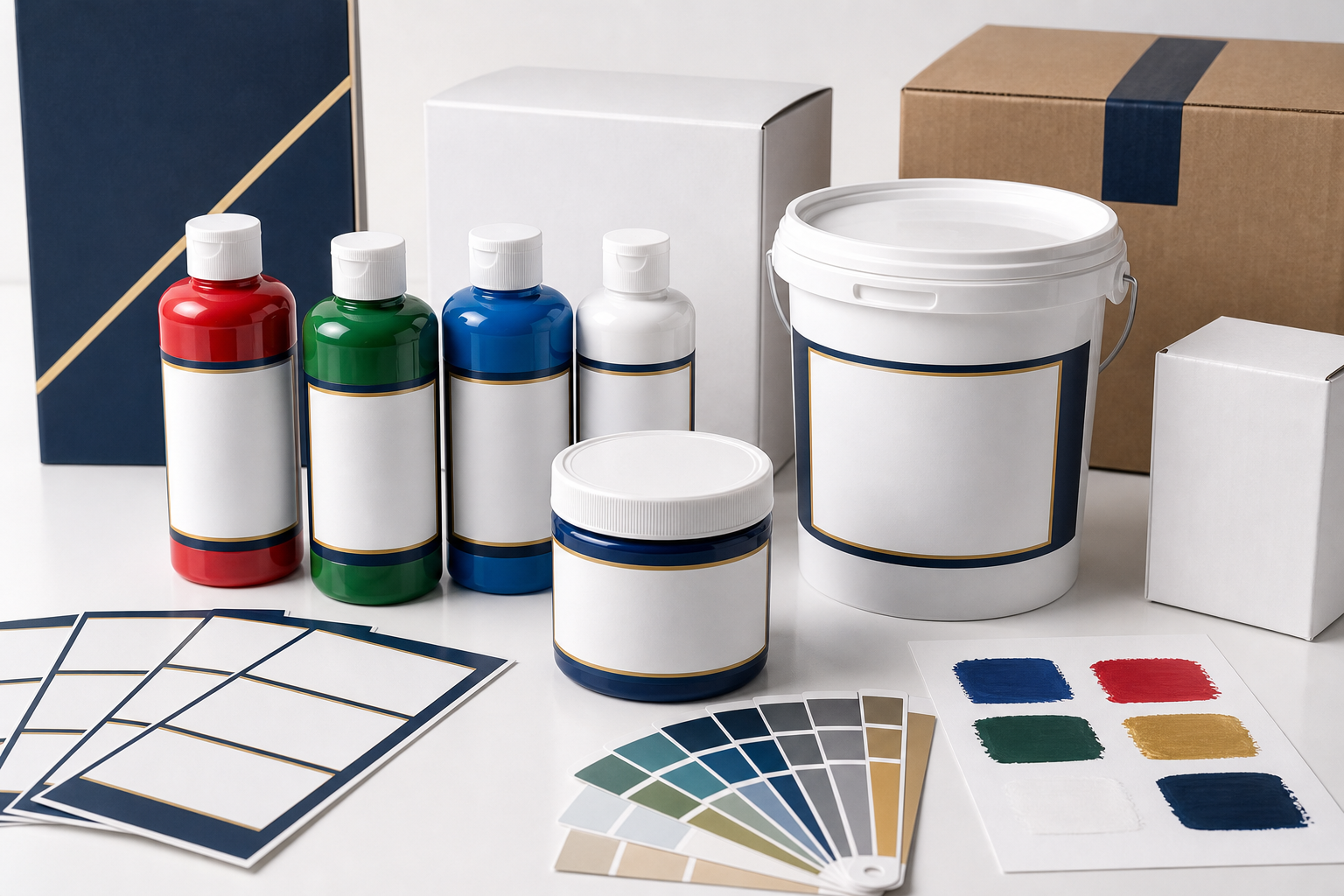 private label acrylic paint manufacturer packaging and sampling visual